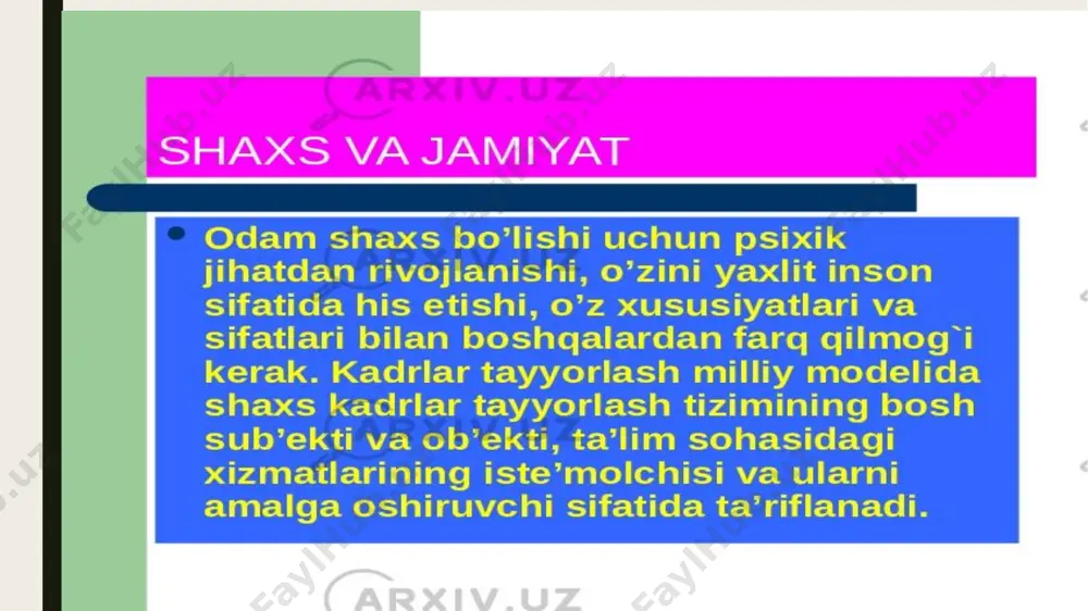 pisixologik shaxs tushunchalari - Page 5