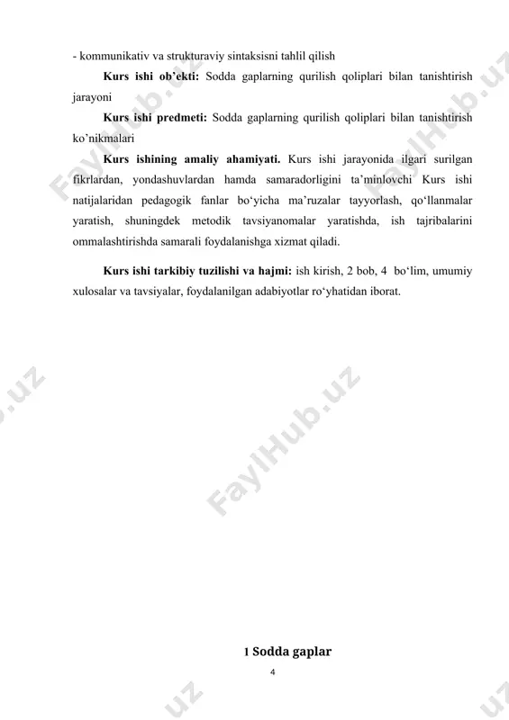 mchalar bilan shakllanganligi . zero, eng “ kichik” gap – morfologik shakllangan atov birligi. misollar: o’qituvchiman. ishladim. bu “kichik” gaplar atov birligi (o’qituvchi, ishla)dan mahrum etilsa, bu o’z holicha hech qanday qiymat kasb etmaydigan morfologik shakl – [-dim] qoladi. biroq mazkur gaplar morfologik shakldan ajratilsa, tilning boshqa sathi birliklari (so’z sb) dan farqlanmay qoladi. demak, kesimlik shakli gapda asosiy sintaktik vazifa – kesimni shakllantirishga ixtisoslashgan shakl. vositasiz to’ldiruvchi vazifasidagina kelish tushum kelishigi shakli uchun qanchalik qat’iy va xususiy bo’lsa, kelay, o’qituvchiman kabi nutqiy birliklardagi morfologik shakllar uchun kesimni shakllantirish ham shunday. kesimlik shaklining boshqa morfologik shakllardan farqi – uning bir necha ichki kategoriyalarning qorishishidan hosil bo’ladigan murakkab tabiatga egaligi. aniqrog’i, kesimlik kategoriyasi kesim vazifasini birgalikda qaror toptiruvchi – shaxs-son , zamon, tasdiq-inkor, mayl kategoriyalari sintezidan iborat. o’qidim gapida kesimlik shakli maxsus ko’rsatkichlarga ega bo’lsa, bu yer shahar gapida u nol shaklli. zero, bu gapda ham iii shaxs, hozirgi zamon, tasdiq, …