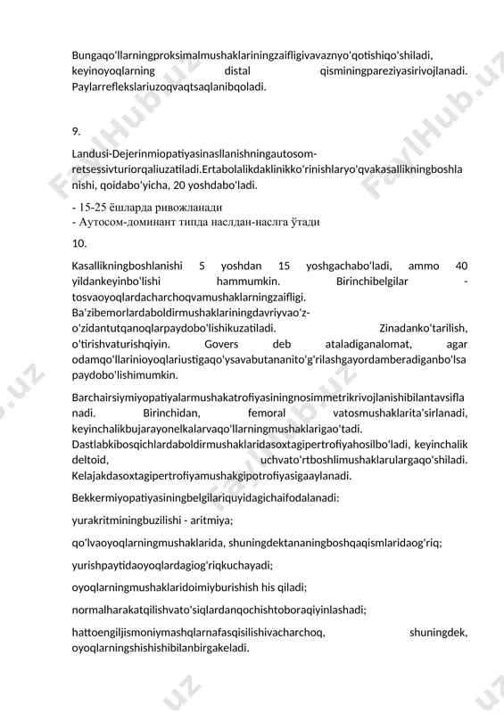 to'xtaydi. shunita'kidlashkerakki, skeletningdeformatsiyasi, masalan, umurtqapog'onasiegri. miya faoliyati normal bo'libqoladi, yurakvaqontomirlarizaifta'sirko'rsatadi. ba'zihollardaiqtidorsizlikvajinsiyistakningpasayishimumkin, ba'zidaginekomastiyavamoyakatrofiyasikuzatiladi.