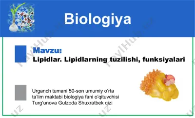 lipidlar — PPTX