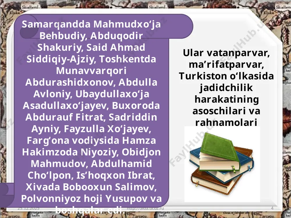 jadidchilik harakati namoyandalari va ularning faoliyati 9 -sinf - Page 4
