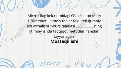 juftni taqqoslash shkalasi — PPTX