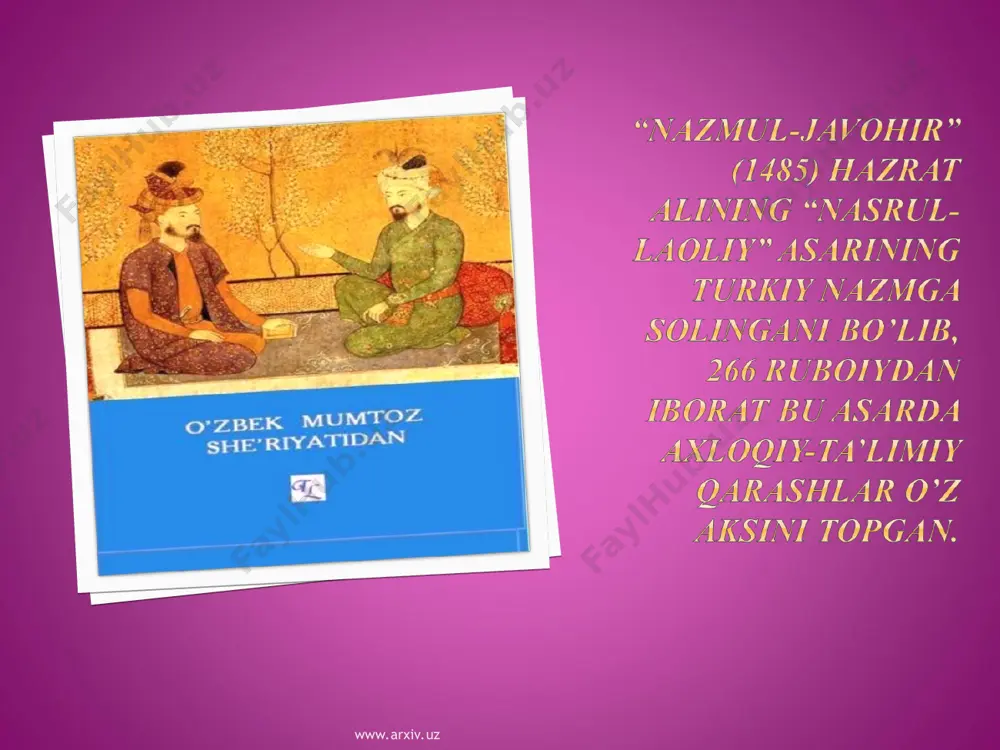 o'zbek mumtoz adabiyoti merosi - Page 4