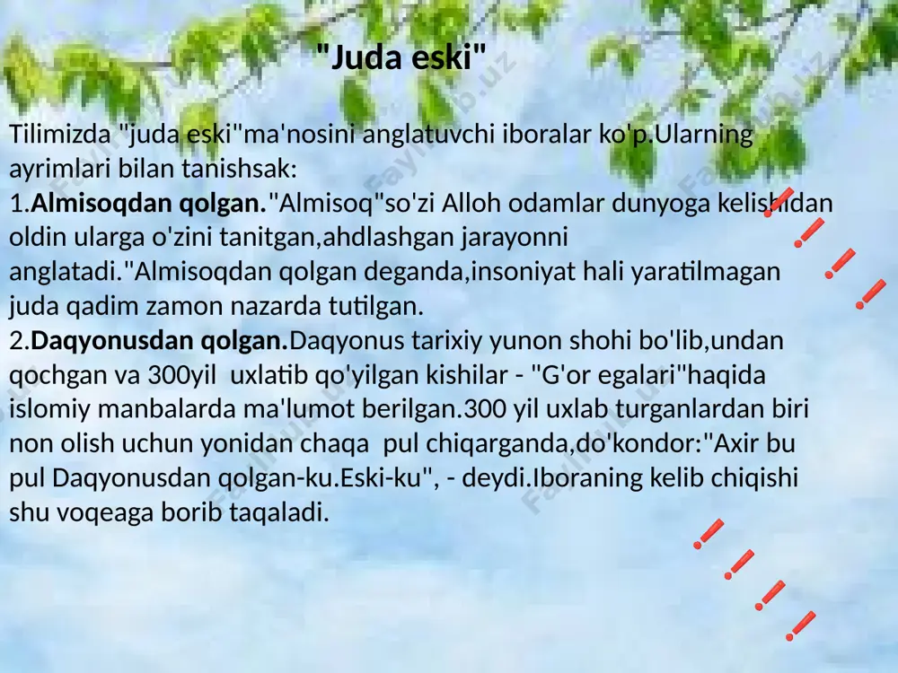 juda eski so'zining ma'nosi - Page 3