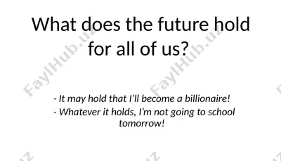 the future — PPT