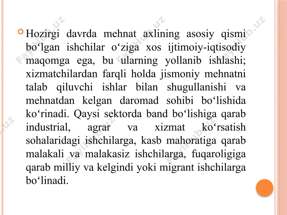 va orolbo‘yi muammosiga to‘xtalib o‘tishga to‘g‘ri keladi. xulosa hozirgi paytda mamlakatimizda xorijiy investorlari respublika fond bozoriga jalb qilishga ixtisoslashtirilgan tashkilotlar va investitsiya institutlari muntazam ish olib bormoqda. bu uyg’unlashuv ikki yoqlama jarayon botib, o’zbek investorlari faoliyatini xorijiy fond bozorlarida tashkil etish uning muhim qismidir. bugungi kunda jahon fond bozorining kun sayin globallashuvi, aloqa va texnologiyalaming o’zaro bog’liqlikda rivojlanishi investorlaming o’z mahalliy doirasida cheklanib qolmasligiga olib keladi. bu esa endilikda o’z sarmoyasini foydaliroq joylashtirishga harakat qiladi. fond bozori samaradorligi yuqori bo’lgan korxonalami izlaydi. biror korxonaning ko’rsatkichlari pasayishi bilan moliyaviy vositalar ko’rsatkichlari yaxshiroq korxonalarga oqa boshlaydi. bu jarayon uzluksiz davom etadi. jahonning barcha fond bozorlari shu funksiyani bajaradilar. zamonaviy komputer texnologiyalari har bir baquwat investorga internet orqali yirik fond bozorlari faoliyatida ishtirok etish imkoniyatini yaratmoqda. investor brokerlarni chetlab o’tgan holda, kam sarf- xarajatlar bilan barcha zarur axborotni olishi va aksiyalarni mustaqil ravishda o’zi xarid qilishi va sotishi mumkin. rivojlangan mamlakatlarda qimmatli qog’ozlar …