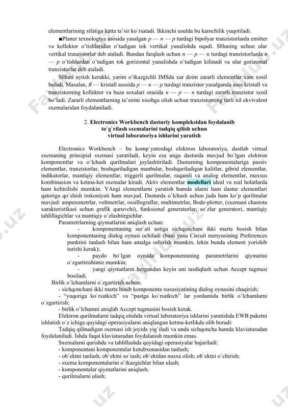 the eng uzun odam xromosomasi uzunligi taxminan 10 mkm. taxminan 100 mm (0,1 millimetr) - ko'zga ko'rinadigan eng kichik narsa.entsiklopediya site:uz.wikiqube.net) pardali va qalin (10— 20 mkm) pardali. ular faqat qalinliklari bilangina emas, balki taglikka tushirish texnologiyasi bilan ham bir-biridan farq qiladi. pardasimon imsdan faqat passiv element — rezistorlar kondensatorlar, induktivlik g’altagi yasaladi. ulardan ks — filtrlar tuziladi. duragay ims shundan mikrosxemaki, u pardasimon, yarimo’tkazgichli va diskret osma aktiv elementlarning birorta kombinatsiyasini tashkil qiladi. ular pardasimon imsning dielektrik tagligiga joyl ashtiriladi. osma element deganda, asosan, ixchamlashtirnlgan qobiqsiz diod va tranzistorlar tushuniladi. ular mustaqil element bulib, taglikka yopishtirib (osib) qo’yiladi va parda elementlari bilan ingichka simlar yordamida tutashtiriladi. duragay imsda yarim o’tkazgichli ims xam osma element xisoblanadi. ayrim xollarda yetarlicha katta sig’im va induktivlik zarur bo`l-ganda ixchamlashtirnlgan kondensator va induktivlik g’altagi xam osma element sifatida joriy qilinadi, chunki pardasimon imsda kata sig’im va ind^ktivlikka erishish mumkin bo’lmaydi. birlashtirilgan ims da aktiv …