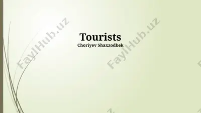 tourists — PPTX