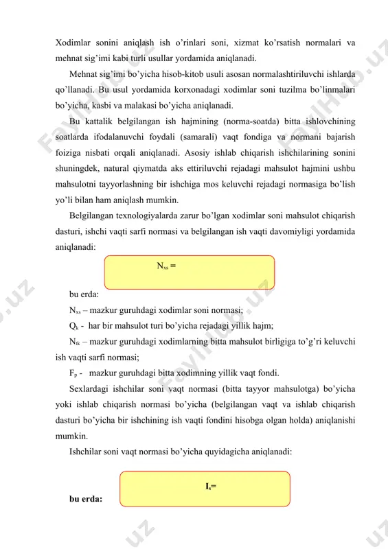 korxonaning ichki shartlarini hisobga olgan holda amalga oshiriladi.ishchini bo‘shatish uning xoxishiga yoki ma’muriy boshqaruv ko‘rsatmasiga binoan amalga oshiriladi.agar mehnat shartnomasida ishchi bilan korxona o‘rtasida kelishilgan muddat tugagan bo‘lsa, unda ishchi qonun asosida ishdan bo‘shatiladi. ma’muriy boshqaruv apparati ishchi ariza bermagunicha, uni ishdan bo‘shatishga xaqli emas.mehnat shartnomasi bajarilmasa, ya’ni ishchining o‘z ishiga noloyiqligi aniqlansa; tez-tez ishga kelmasa; ish joyida o‘g‘irlik qilsa, korxona yopilsa va xokazolarda ma’muriy boshqaruv organi ishchini bo‘shatishga xaqlidir.ishchilar potensialini saqlab qolish, mutaxassislar qo‘nimsizligini kamaytirish, ishchi kuchi yetishmovchiligining oldini olish va tahlil qilish to‘rtinchi bosqichida ko‘rib chiqiladi. barcha yirik chet el firmalarida ishga qabul qilish ko‘p bosqichli, uzoq davom etuvchi jarayondir.masalan, aqshning “makkey enviloup” firmasida ishga qabul qilish o‘n bosqichda amalga oshiriladi. 3. vazifalarning mansabga ko‘ra taqsimlanishi kichik biznes ishchilar va xizmatchilarning ish faoliyatiga tegishli bo‘lgan vazifalarni qanday taqsimlashni to‘g‘ri tashkil qilishi zarur. umumiy faoliyat yurituvchi bo‘limlar vazifalari bo‘yicha guruhdarga bo‘linadi. bozor qonunlari amal qilayotgan iqtisodiyotda sotish bo‘limi xodimlari …