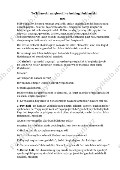 holning tahlili — DOCX