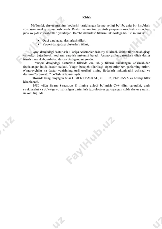 ilgan to`plamdagi belgilar ularning soni, sanoq sistemasini harakterlovchi asosiy kattaliklardir. sanoq sistemasida foydalaniladigan belgilar soni sanoq sistemasining asosini tashkil etadi. berilgan sanoq sistemasida sonlarni yozishdagi foydalanilgan belgilar soniga qarab, o`nlik, ikkilik, sakkizlik, o`n oltilik va boshqa sanoq sistemalarni kiritish mumkin. shu bilan birga sanoq sistemalarini pozitsion va nopozitsion turlarga ajratish mumkin. pozitsion sanoq sistemasida berilgan sonning qiymati sonni tasvirlovchi raqamlarning egallagan o`rniga bog`liq bo`ladi. misol sifatida, 0,1,2,3,. . . ,9 arab raqamlaridan tashkil topgan o`nlik sanoq sistemani qarash mumkin. nopozitsion sanoq sistemalarida, belgining qiymati uning egallagan o`rniga bog`liq emas. misol sifatida rim raqamlari sanoq sistemasini keltirish mumkin. masalan xx sonida x raqami, qaerda joylashganiga qaramasdan o`nlik sanoq sistemasidagi 10 qiymatini anglatadi. hisoblash mashinalarining tuzilishi ularda dasturlashtirish sanoq sistemalari bilan chambarchas bog`liqdir. i- bir c-yuz v-besh d-besh yuz x- un m-ming va x.k. l-ellik o`rinli sanoq sistemasida raqamlar soni ma’lum miqdorda bo`lib, ular sondagi tutgan o`rinlarga qarab turli qiymatni aks ettiradi. …