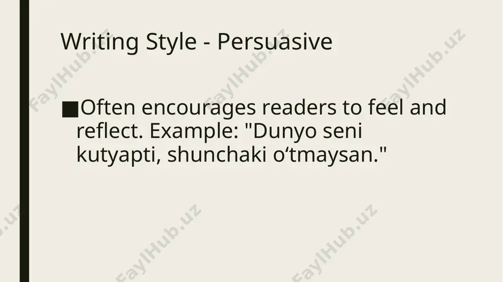 muhammad yusuf's writing style and techniques - Page 5