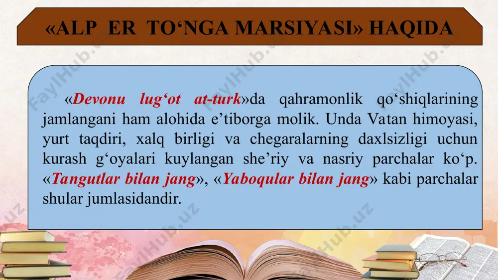 mahmud koshg‘ariy alp er tonga marsiyasi 11 - sinf - Page 5