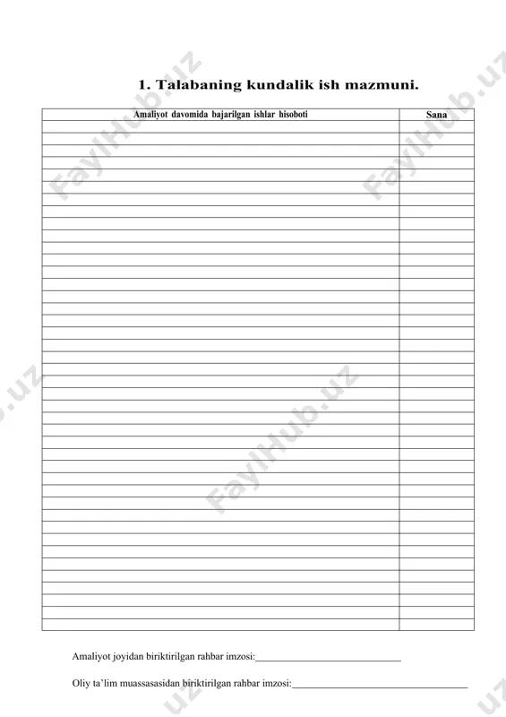 talaba ishi bo'yicha daftari - Page 4
