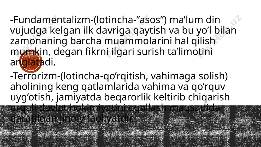 diniy radikalizm, fundamentalizm va terrorizmning tarixi va yo’nalishlari - Page 4