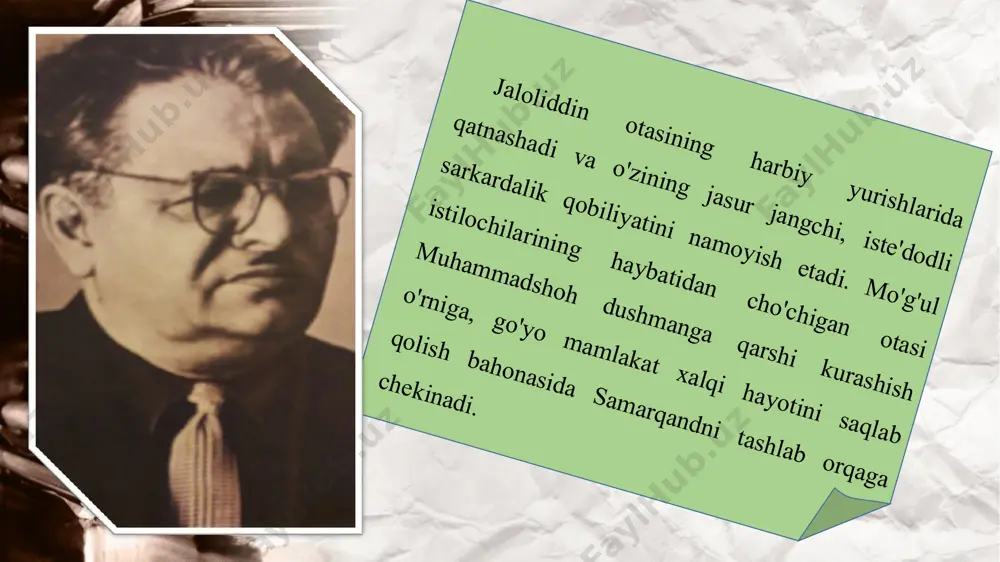 sini vatanimiz tarixining eng suronli davridan hikoya qiluvchi mukammal sahna asari sifatida har qancha o'qib o'rgansak arziydi.