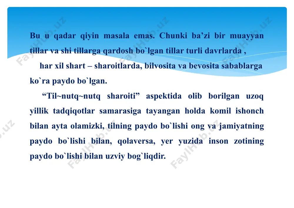 tilning paydo bo`lishi - Page 5
