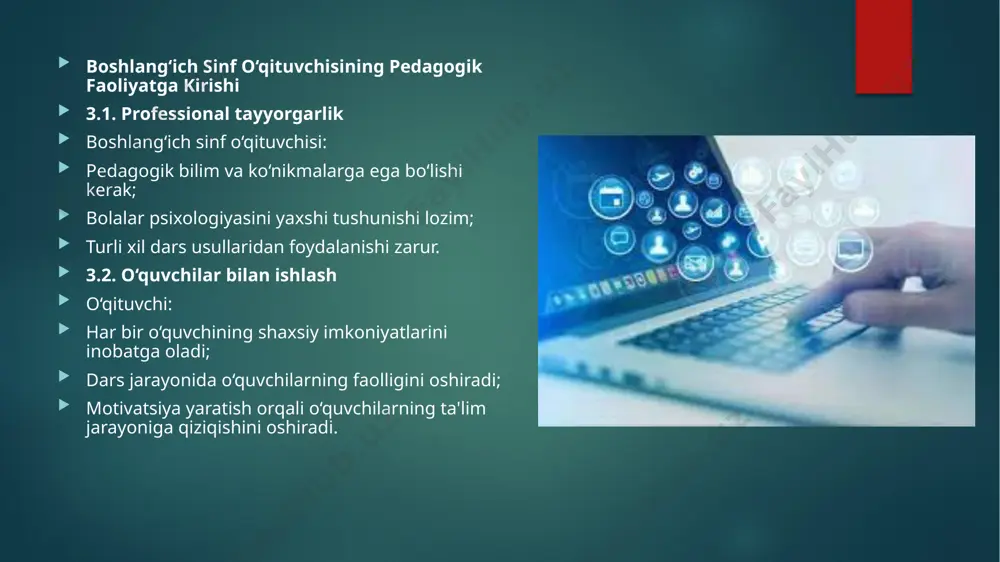 boshlangich sinf o‘quvchisining pedagogik faoliyatga kirishi - Page 4