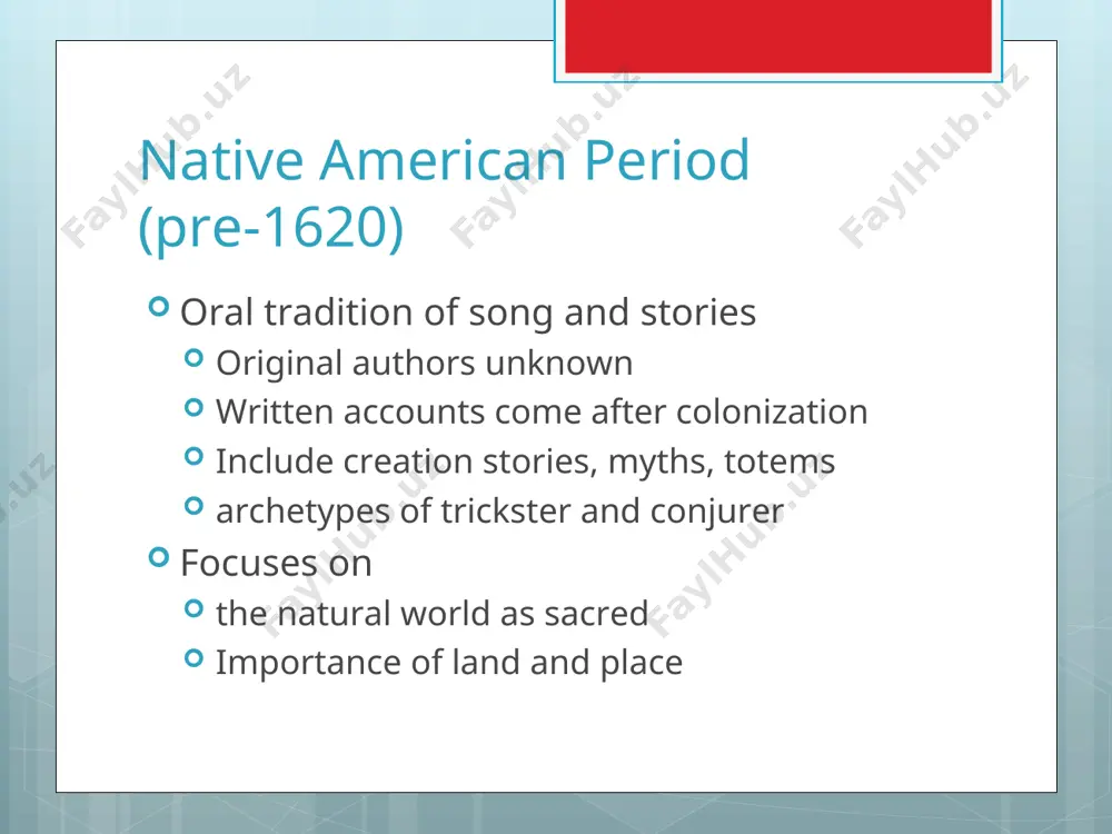 ution, this period becomes known as early nationalism. writers begin to ponder what it really means to be an american. after the war of 1812, which removed the last british troops from north america, there was an even greater focus on nationalism, patriotism, and american identity revolutionary period (1750-1815) emphasis on reason as opposed to faith alone; rise of empirical science, philosophy, theology shift to a more print-based culture; literacy seen as sign of status instructive in values, highly ornate writing style; highly political and patriotic revolutionary period (1750-1815) representative authors: benjamin franklin (biography, common sense aphorisms) patrick henry (speech) thomas paine (pamphlet) thomas jefferson (political documents) abigail adams (letters) romanticism (1800-1865) romanticism is a philosophical reaction to the previous decades in which reason and rational thought dominated emphasis on universal human experience valuing feeling and intuition over reason optimistic period of invention, manifest destiny, abolition movement, and the “birth” …