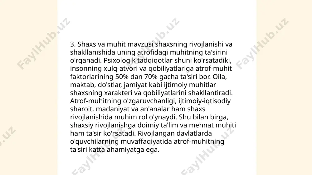 iy iqtisodiyot fakulteti amaliy psixologiya (sirtqi ta’lim) yo’nalishi 404-guruh talabasi hasanboyev bekzodbekning shaxs psixologiyasi va kouching profiling fanidan mustaqil ta’lim ishi. e'tiboringiz uchun raxmat! image1.png image2.png image3.png image4.png image5.jpg image6.jpg image7.jpg image8.jpg print /docprops/thumbnail.jpeg