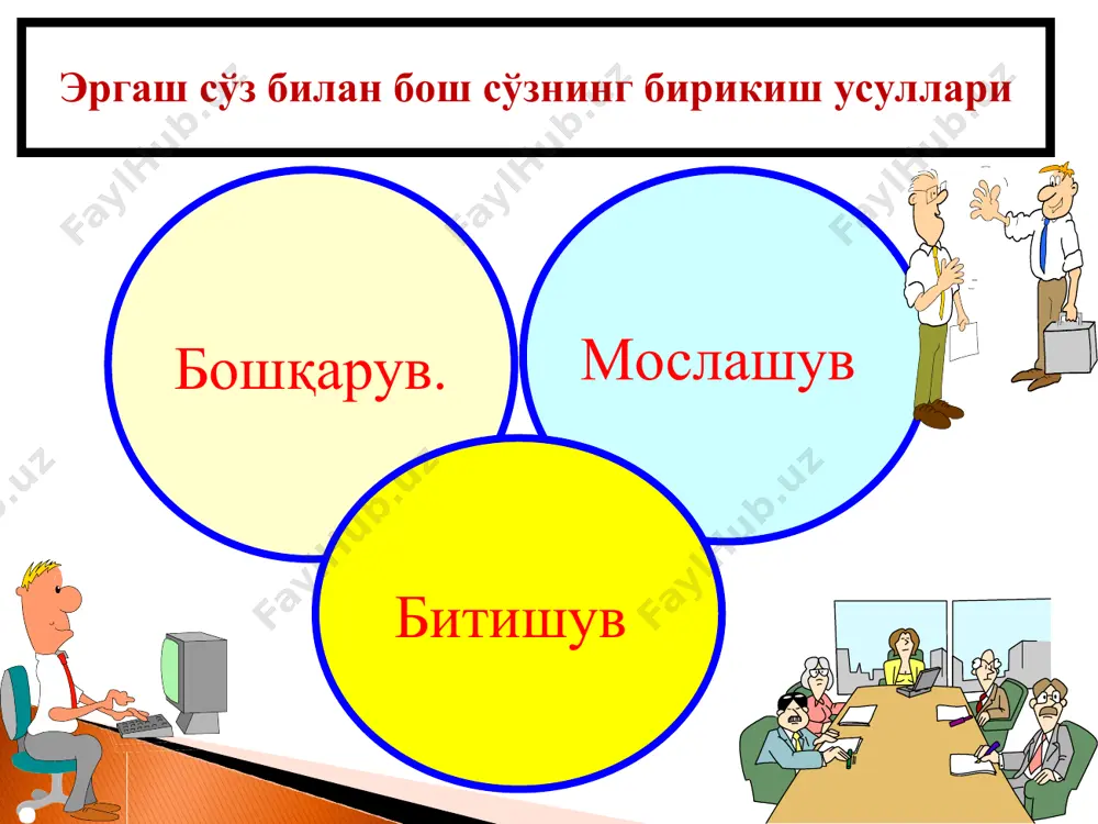 сўз бирикмаси. бошқарув. мослашув. битишув - Page 5