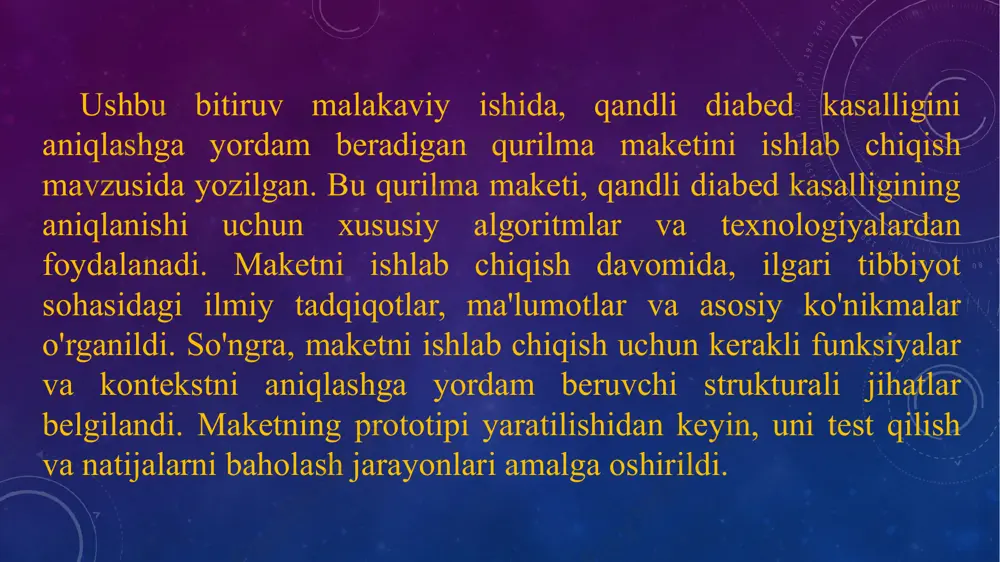 qandli diabed kasalligini aniqlovchi qurilma maketini ishlab chiqish - Page 3