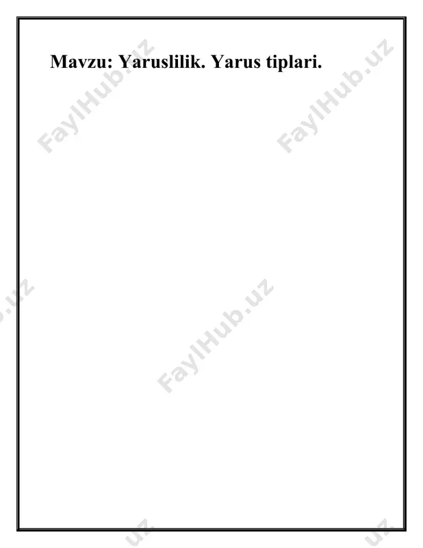ryaruslar o‘simliklar qoplami deyarli uchramaydi. markaziy osiyoning sho‘rhok cho‘llaridagina bir yarusli o‘simlik-lar qoplami uchrab, u yerda oqboyalish (sa1so1a arbusculaeformis drob), tatir (s.gemascens pall), sho‘p6yta- (s.dondraides. pall), posh-mak (s.leptocladagand), sertuk baliqko‘z (s. arassa m.v), to‘rg‘ay-cho‘p (s.brachiata pall)larning qavatidan iborat bo‘ladi. fitotsenozdagi yaruslilikka, birinchi navbatda, ekologik omillar ta’sir ko‘rsatadi. yarus-lilik yerning iqlimiga va tuproq sharoitiga bog‘liq bo‘lib, ko‘p yaruslik yuzaga chiqishida ta’sir ko‘rsatadi. eng murakkab yaruslilik bizda hi-sor, tyon-shon tog‘ tizmalarining o‘rmonlarida uchraydi. o‘simliklar jamoasining qoplamida yaruslik faqat yer usti organlarida kuzatilib qol-may, balki yer ostki organlarida ham, xuddi yer ustki organlaridek, po-g‘onalik mavjud. fitotsenozdagi yer ostki ildiz sistemasining pog‘onala-rida eng ustki pog‘onani yaylovlarda, odatda, qo‘ng‘irboshdoshlar oila-siga mansub bir yillik o‘t o‘simliklarning ildiz sistemasi egallasa, undan keyingi pog‘onani o‘q ildizli dukkakdoshlar, astradoshlar, labguldoshlar va boshqa oila vakillari egallaydi. navbatdagi pog‘onani esa bir yillik va ko‘p yillik ildiz sistemasi yaxshi rivojlangan yem-xashak turlar egallay-di. o‘simliklar qoplamining fitotsenozlarida yer ostki va yer ustki organlarining …