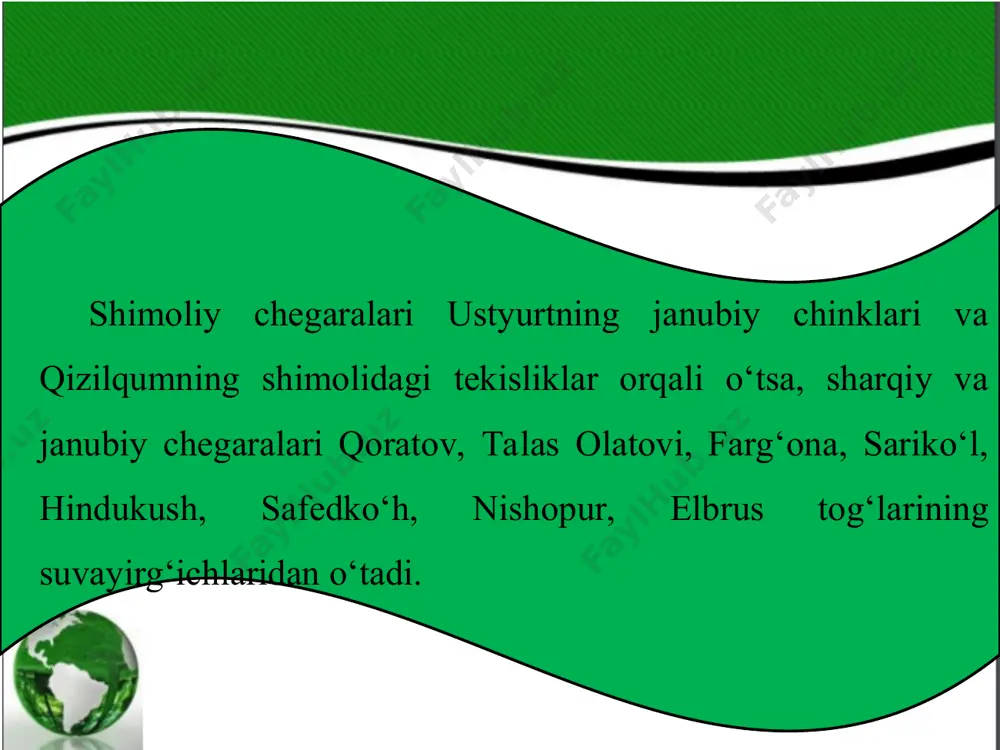 o‘rta osiyoning kichik o‘lkalari va tabiiy rayonlari 7-sinf - Page 3