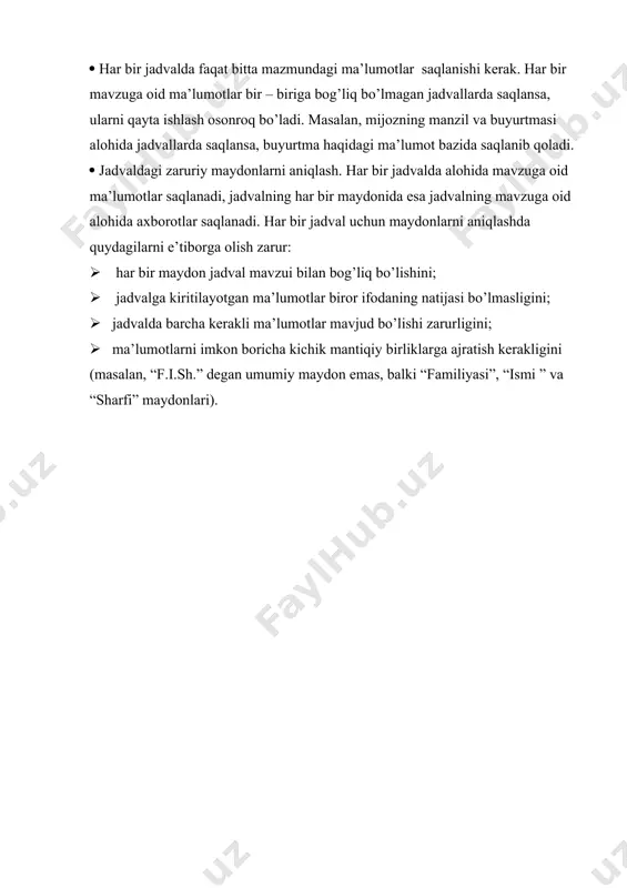 berilganlar bazalarini loyihalashtirish - Page 4