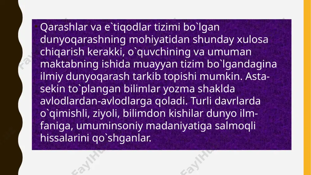 kichik yoshlibolalar ilmiy dunyo qarashini shakllantirish - Page 4