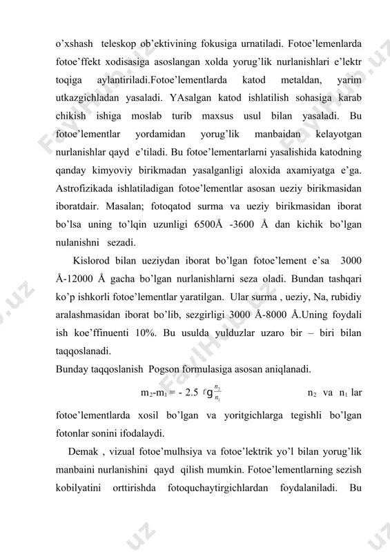 astrofotometriya. fotografik standart yulduzlar. - Page 4