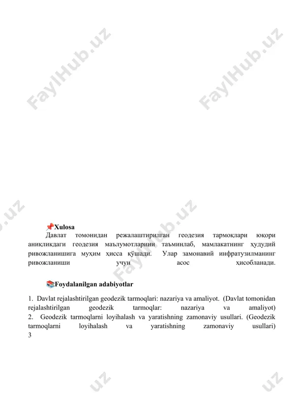 geodezik o'lchovlar va uskunalar - Page 5