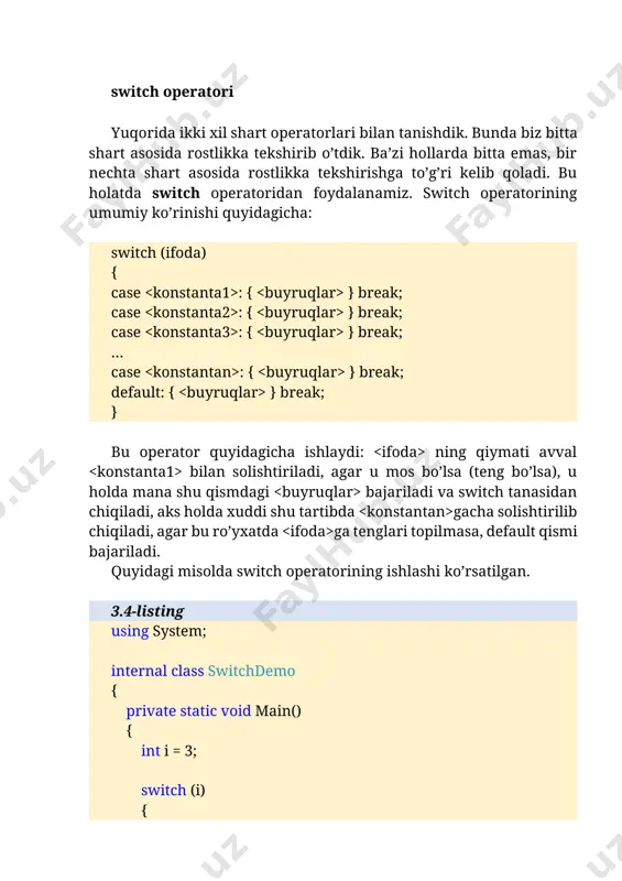 shart operatorlari - Page 4