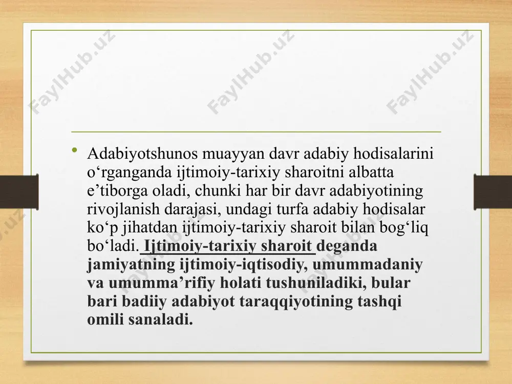 odernizm juda rang-barang va murakkab falsafiy-estetik hodisa bo‘lib, u ijodkor ijtimoiy, siyosiy, psixologik, falsafiy, badiiy-estetik tafakkur tarzidagi jiddiy o‘zgarishlar negizida maydonga kelgan. u badiiy tafakkur shaklidagi o‘zigacha mavjud bo'lgan barcha an’anaviy qarashlami inkor qiladi. modernizm modernizm (fr.modeme - eng yangi, zamonaviy) - xix asr oxiri - xx asr boshlarida ommalashgan termin bo’lib, san’at va adabiyotda norealistik oqimlarning umumiy nomi sifatida tushuniladi. modernizm o‘tgan asr oxirlaridan boshlab maydonga chiqqan ekspressionizm, simvolizm, akmeizm kabi adabiy yo’nalishlarga ega estetik tizim . modernizmga xos umumiy xususiyatlar 1. modernizmga xos umumiy xususiyatlardan biri shuki,u ob’ektiv voqelikning tasviri o’rniga uning ijodkor tasavvuridagi badiiy modelini yaratishni maqsad qiladi.ya’ni, bu o’rinda voqelikni aks ettirish emas, inson ichki olamida kechuvchi tizginsiz evrilishlarga e’tibor qaratish,o’z his-tuyg’ularini hech qanday cheklovlarsiz ifodalash modernizmga xos xususiyatlardan yana biri sanaladi. modernizm asrlar davomida shakllangan shakl va mazmun,mavzu va g’oya birligi kabi adabiyot qonunlarini inkor etadi. modernizm badiiy obraz strukturasi,asarning sub’ektiv va ob’ektiv tashkillanishi, bayon …