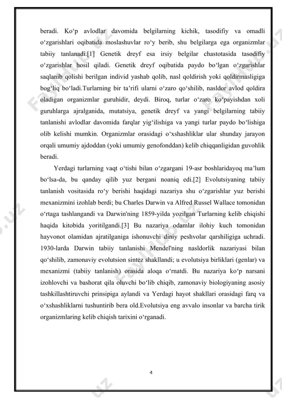 itobida o‘z ifodasini topgan. avestoda dunyoning yaratilishi, tabiat va voqea-hodisalar, odamlarning hayot kechirish tarzi tasvirlangan. avestoning tibbiyotga doir bo‘limida odam tanasining, uy-joylarning tozaligiga e’tibor berish, toza suvni ehtiyot qilish, nopok narsalarni quduq, buloqlarga yaqinlashtirmaslik, tozalik va poklikka rioya qilish, tirnoq va sochlarga pokiza munosabatda bo‘lish lozimligi ta’kidlanadi. shuningdek, tuproq, yer muqaddas sanalgan, dunyo va hayotning yaratilishi, tibbiyotga oid ma’lumotlardan tashqari, ekin yerlarini ko‘paytirish, 157 shudgor qilish, ularga sara urug‘ ekish tavsiya etilgan, uy hayvonlarini ko‘paytirish, ularga ozor bermaslik, asrab-avaylash lozimligi uqtirilgan. qadimgi yunonistonda tabiat haqida qarashlar. tabiat haqida qadimgi yunoniston va rimdagi tasavvurlar. qadimgi yunonistonda tabiat - shunoslikning rivojlanishi birinchi muallim nomini olgan aristotel (eramizgacha bo‘lgan 384–322-yillar) hayvonlar klassifi katsiyasining asosini tuzgan, solishtirma anatomiya, embriologiya sohasida dastlabki fi krlarni bayon etgan hamda organlar korrelatsiyasi va tabiatdagi asta-sekin rivojlanish to‘g‘risida ba’zi fi krlarni ilgari surgan. uning fi kricha, tabiat sekin-asta jonsiz narsalardan rivojlanadi. aristotel – hayvonlarning 500 ga yaqin turini bilgan …