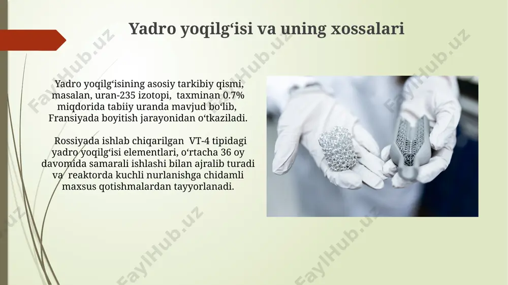 yadroviy energetika: yadro reaktorlari va ularning ishlash prinsipi - Page 3