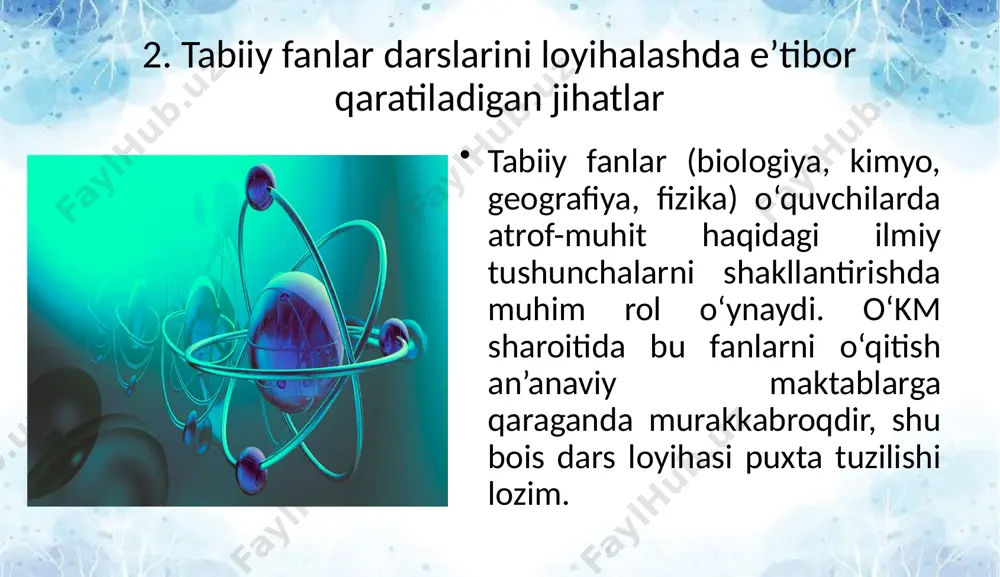 tabiiy fanlar darslarini loyihalash - Page 4