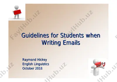 guidelines for writing emails — PDF