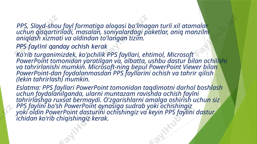 microsoft powerpoint dasturi fayllari formatlari - Page 5