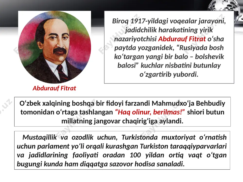 turkiston o‘lkasi 1917-yil fevral-oktyabr oralig‘ida. 10- sinf - Page 5