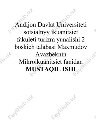 ishlab chiqarish jarayonlarida zararli omillar va ulardan himoyalanish tadbirlari — DOC
