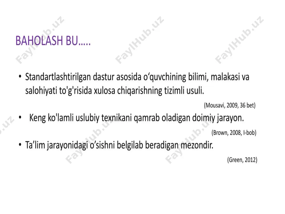 boshlangʻich taʼlim tizimini baholash - Page 2