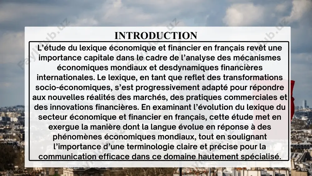 siècle, mettait en avant le rôle actif de l’état dans l’économie, en encourageant les exportations et en limitant les importations. cette école a introduit dans le lexique économique des termes liés aux finances publiques et à la gouvernance de l’état. les notions contemporaines de « finance publique » et de « politique commerciale » trouvent leur origine dans cette période. l’évolution de la pensée économique en france, à travers les siècles, a été marquée par l’émergence de différentes écoles et théories, ce qui a eu un impact significatif sur la formation de la terminologie économique et du langage spécifique utilisé dans les domaines de l’économie et de la finance. voici une analyse scientifique des principales étapes de cette évolution et de leur influence sur le lexique. étapes de cette évolution principales catégories de vocabulaire : marchés, investissements, finance, banques, assurances, commerce. terminologie spécifique aux secteurs économiques et financiers — il …
