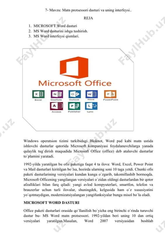 microsoft word dasturi - Page 5