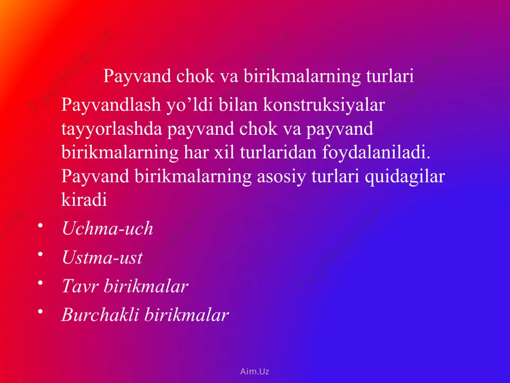 pаyvаndlаsh jаrаyonlаri vа ularning аvtоmаtlаshtirilishi - Page 4