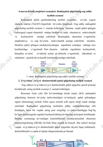 radio qabul qilgich tuzilishi — DOCX