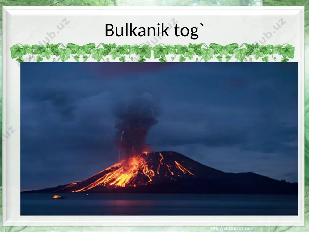 tog`larning paydo bo`lishi va balandligiga ko`ra turlari - Page 5