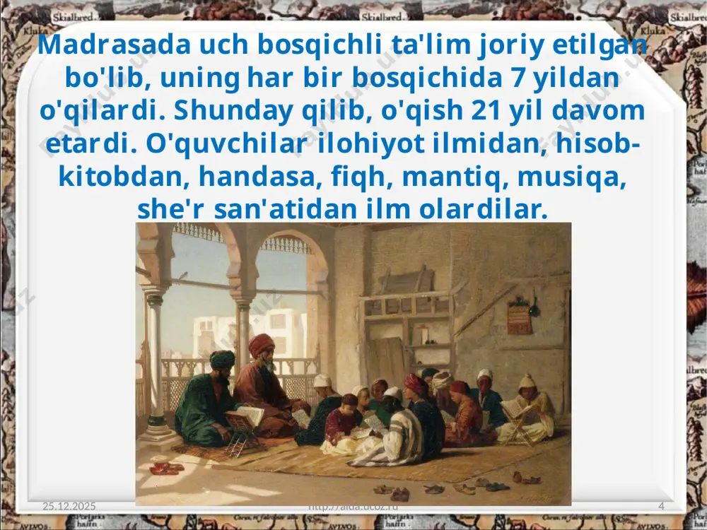xvi asrda buxoro xonligida madaniy hayot 8-sinf - Page 4