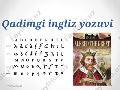 qadimgi ingliz yozuvi — PPT