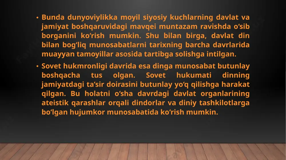 o’zbekistonda davlatning din va diniy tashkilotlar bilan munosabati - Page 3